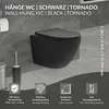LuxeBath Spülrandloses Wand Hänge-WC, Schwarz, kurz, Produktbild-Vorschau 2