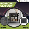 Mein-Regal Highboard Glasgow aus Metall Beistellschrank 2 Produktbild-Vorschau 5