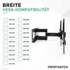 ProfiPatch TV Halterung 37-75 Zoll schwenkbar & neigbar bis Produktbild-Vorschau 3