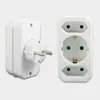 Logilink Steckdosenadapter 2x Euro und 1x Schukon weiß Náhľad obrázku produktu 5