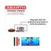 Abarth Offizielle Klebepatch Geschrieben Logo, 115 x 26 mm Produktbild-Vorschau 2