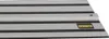 A close-up view of a section of a DeWALT guide rail, showing its ribbed surface and the DeWALT logo. Produktbild-Vorschau