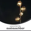 Stehleuchte Neptun,4-flammige (G9) aus Metall in Gold-Optik Produktbild-Vorschau 6