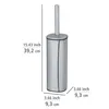 WENKO Edelstahl WC Garnitur Klo Toiletten Bürsten Halter WC Produktbild-Vorschau 3