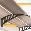 Vordach für Haustür/Fenster, wetterfest, Braun, Produktbild-Vorschau 7