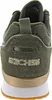 The back view of a green Skechers sneaker. Voir les images du produit