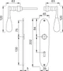 HOPPE Drückergarnitur Caracas M112SLN/2021,LS,BB72/8,F73,TS Produktbild-Vorschau 5