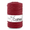 Cordone di cotone intrecciato 5mm 100m rosso bordeaux Anteprima dell’immagine prodotto 1