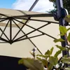 Parasol déporté inclinable et rotatif 4x3m en aluminium Voir les images du produit 5