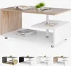 CASARIA® Tavolino Orlando 95x55x50cm 3 Ripiani Legno Anteprima dell’immagine prodotto 1