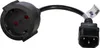 AKYGA Netzadapter AK-PC-10A CCA CEE 7/4 / IEC C14 15 cm Produktbild-Vorschau 1