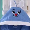Teksmoda Kinderbadjas met capuchon, konijnenmotief, Productafbeelding-voorbeeld 2