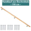 Buche Holz Handlauf Treppengeländer Geländer für Treppe Produktbild-Vorschau 1