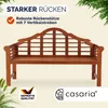 CASARIA® Panchina da Giardino Resistente in Legno Eucalipto Anteprima dell’immagine prodotto 6