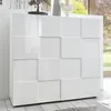 Credenza - MILANO - 2 ante - Laccato lucido bianco - 121 x Anteprima dell’immagine prodotto 8