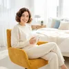 HOMCOM Sessel Drehbar Loungesessel mit Armlehne, Produktbild-Vorschau 9
