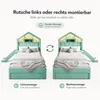 Flieks Kinderbett 90x200cm mit Rutsche und Led, Polsterbett Produktbild-Vorschau 5