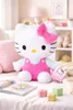 Hello Kitty Kuscheltier Plüschtier 23 cm Stofftier Schleife Produktbild-Vorschau 2