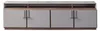 Sideboard TV Ständer RTV Lowboard Grau Wohnzimmer Holz Produktbild-Vorschau 1