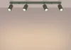 A ceiling light fixture with four adjustable spotlights. Produktbild-Vorschau