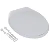 vidaXL Toilettensitz mit Absenkautomatik Weiß Oval -  Produktbild-Vorschau 3