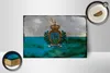 Holzschild Flagge San Marino 18x12 cm San Marino Rost Produktbild-Vorschau 3