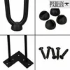 BERLINTABLES Premium Tischbeine 4 Stück Set 72 cm Schwarz Produktbild-Vorschau 4