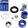 A collection of pump repair kit parts and a spray painting machine. Anteprima dell’immagine prodotto