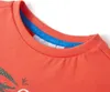 vidaXL Camicia a maniche corte per bambini rosso chiaro 116 Anteprima dell’immagine prodotto 2