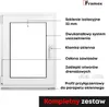 Okno piwniczne białe 750X550mm podwójna szyba (32 mm) Podgląd zdjęcia produktu 3