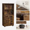 VASAGLE Sideboard, Küchenschrank, Bücherregal mit Produktbild-Vorschau 4