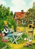 Postkarte "Pettersson und Findus: Pfannkuchenessen" Produktbild-Vorschau 1