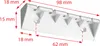 Suszarka sufitowa 5x140 cm na pranie biała regulowana Podgląd zdjęcia produktu 7