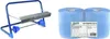 2 x blaue saugstarke Papierrolle mit Wandhalterung, 1000 Produktbild-Vorschau 1