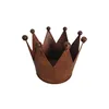 UNUS® Krone Ø15 cm Rostoptik Rostkrone Metall Garten Deko Produktbild-Vorschau 2