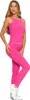 Gestreifte LEGGINS WOMEN'S Baumwolle Lange Blickdichte Produktbild-Vorschau 10