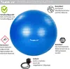 MOVIT Gymnastický míč s nožní pumpou, 55 cm, červený Náhled obrázku produktu 8