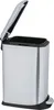 A stainless steel pedal bin with its lid open, shown from a side angle against a white background. Produktbild-Vorschau