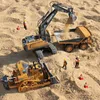 RC Buldozer, 9kanálová kovová stavební RC hračka se Náhled obrázku produktu 8