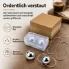 2er Set Espresso Kühlkugeln aus Edelstahl, Kaffee Cooling Produktbild-Vorschau 6