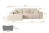 ALTDECOR Ecksofa mit Schlaffunktion und Bettkasten Produktbild-Vorschau 6