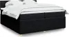vidaXL Boxspringbett mit Matratze Schwarz 200x200 cm Stoff Produktbild-Vorschau 2