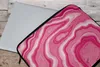MuchoWow® Laptop Hülle 15 Zoll Rosa - Geode - Achatstein - Produktbild-Vorschau 4