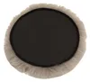 Sitzauflage Diana aus Lammfell hochwollig Silbergrau Ø 34cm Produktbild-Vorschau 2
