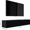 TV-Schrank, B: 170 cm, H: 34 cm, T: 32 cm, Schwarz Matt Produktbild-Vorschau 3