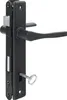 A black door handle set with a lock and key, shown against a white background. Náhled obrázku produktu