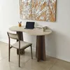 Skye Decor, Schreibtisch (3 Teile) - Travertin & Walnuss, Produktbild-Vorschau 2