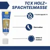 Holz-Spachtelmasse Reperaturset Holz Spachtelmasse Füllkit Produktbild-Vorschau 3