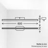 BRILONER - Applique murale LED intérieure, lumière blanche Voir les images du produit 8