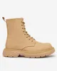 Royalfashion Matte hellbraune Damenstiefel Kucillo, Größe Produktbild-Vorschau 3